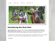 Tablet Screenshot of glasscitygoatgals.com